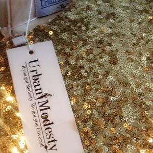 Long sparkly gown XL